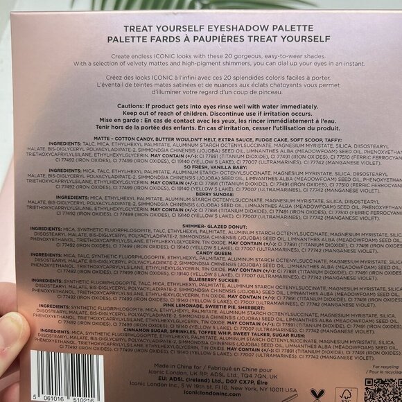 ✨ Iconic London Treat Yourself Eyeshadow Palette 20 x 1.5g | Bold & Blendable - Picture 6 of 6